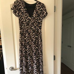 Women Flower Midi Dress